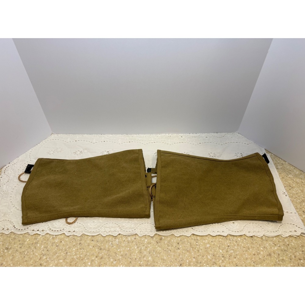 US Military Canvas Gaiters Marked 1943 & Ammunition Pouch 1942 Set - Picture 5 of 11